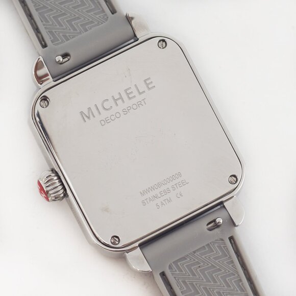 Michele Deco Sport Silver Dial Watch MWW06K000009